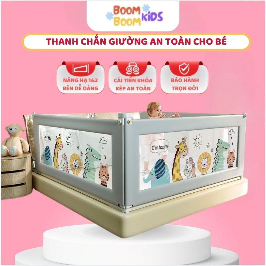 Thanh Chắn Giường Nâng Hạ 1 Bên - 2 Bên, Mẫu Mới Nhất 2025, An Toàn, Chắc Chắn