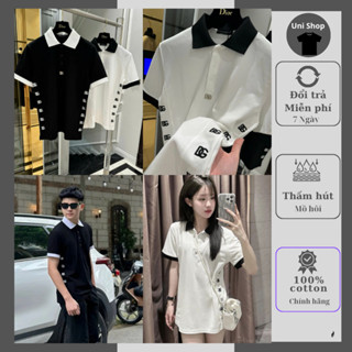 Áo Polo nam GC logo trước phối 2 bên siêu sang fom dáng trẻ trung new 2025