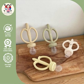 Túi Nhai Ăn Dặm Barrot Và TGM Tập Ăn Gặm Núm Nhai Hoa Quả Kiêm Gặm Nướu Chống Hóc Cho Bé Từ Sơ Sinh