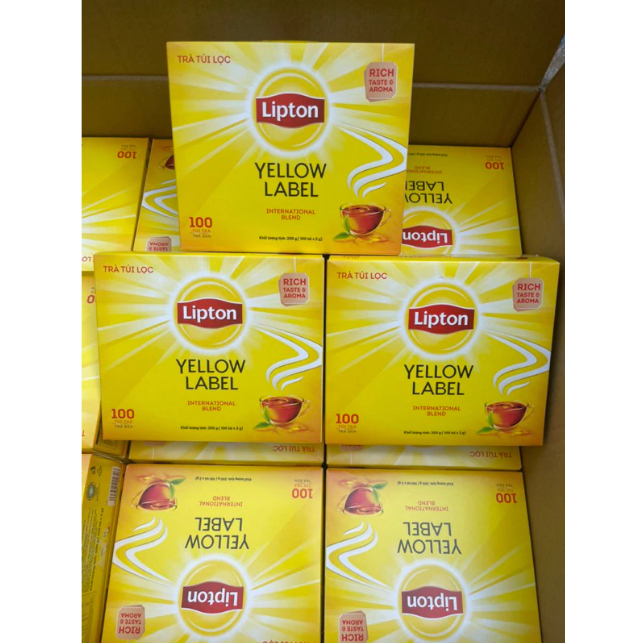 Trà Lipton Túi Lọc Nhãn Vàng (hộp 100góix2g)