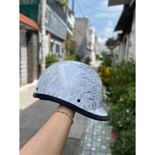 NÓN BẢO HIỂM SÒ HỌA TIẾT (ĐUÔI NGẮN)