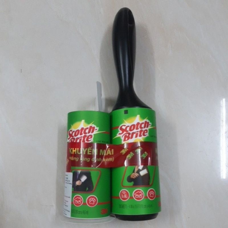 Cây lăn bụi ScotchBrite 3M.(1 cây +1 lỗi )