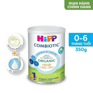   Sẵn hoả tốc Sữa bột công thức Hipp Organic Combiotic số 1 hộp 350g cho trẻ 0-6 tháng 