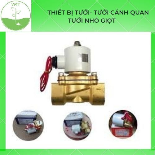 Van điện từ phi 21mm ( thường đóng) - van từ đồng 1 chiều