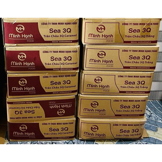 Một thùng 6 gói Trân Châu 3Q Minh Hạnh/ 3Q Sea Jelly Nguyên Vị/ Caramel gói 2kg