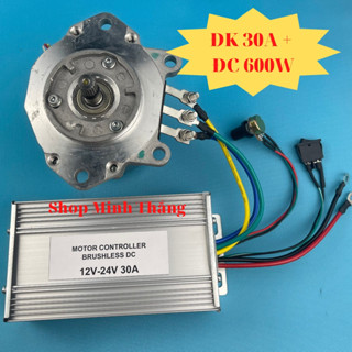 Bộ Điều Khiển Tốc Độ Động Cơ 12V-24V 30A / 45A Và Motor Không Chổi Than 500W 600W 800W 1000W