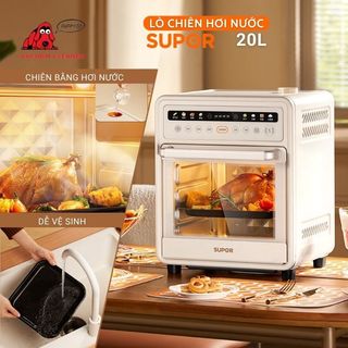  Lò nướng chiên hơi nước 20L công suất 1400w Lò nướng điện gia đình đa năng nướng bánh quay gà 