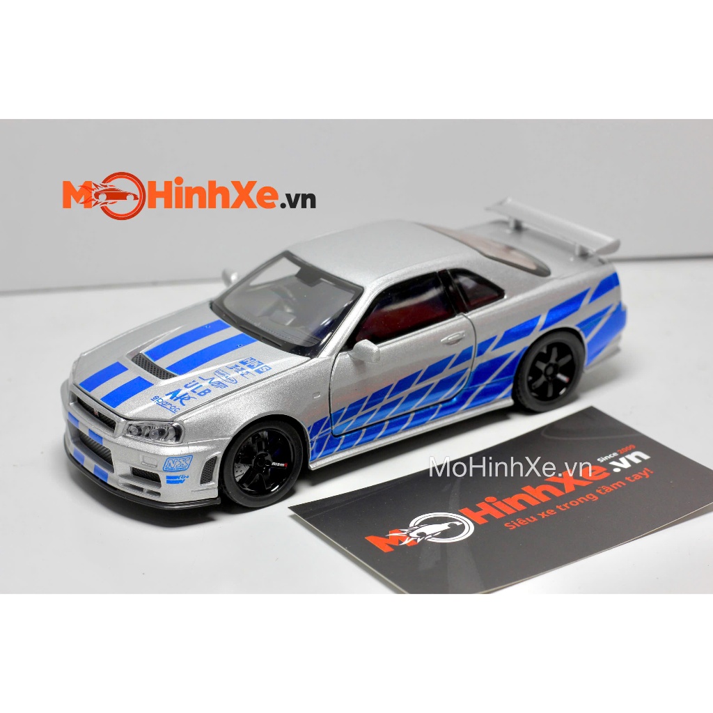 Mô hình xe Nissan Skyline GT-R (R34) 1:32