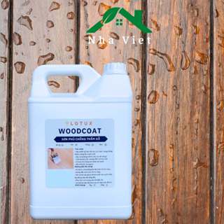 Sơn phủ bảo vệ gỗ can 5KG Lotux Woodcoat, sơn chống thấm gỗ, chống mốc gỗ, bảo vệ gỗ khỏi mối mọt, sơn phủ gốc nướ