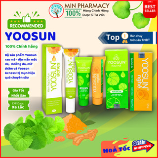 Kem YOOSUN Rau má Ngừa mụn Giảm mẩn ngứa/ YOOSUN Nghệ Mờ Vết thâm Ngừa sẹo 25g - Minpharmacy