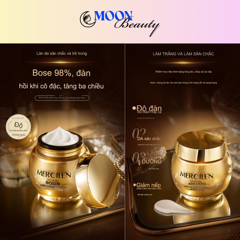 {Mercilen} Kem dưỡng da nâng cơ, chống nhăn phục hồi làn da tươi trẻ