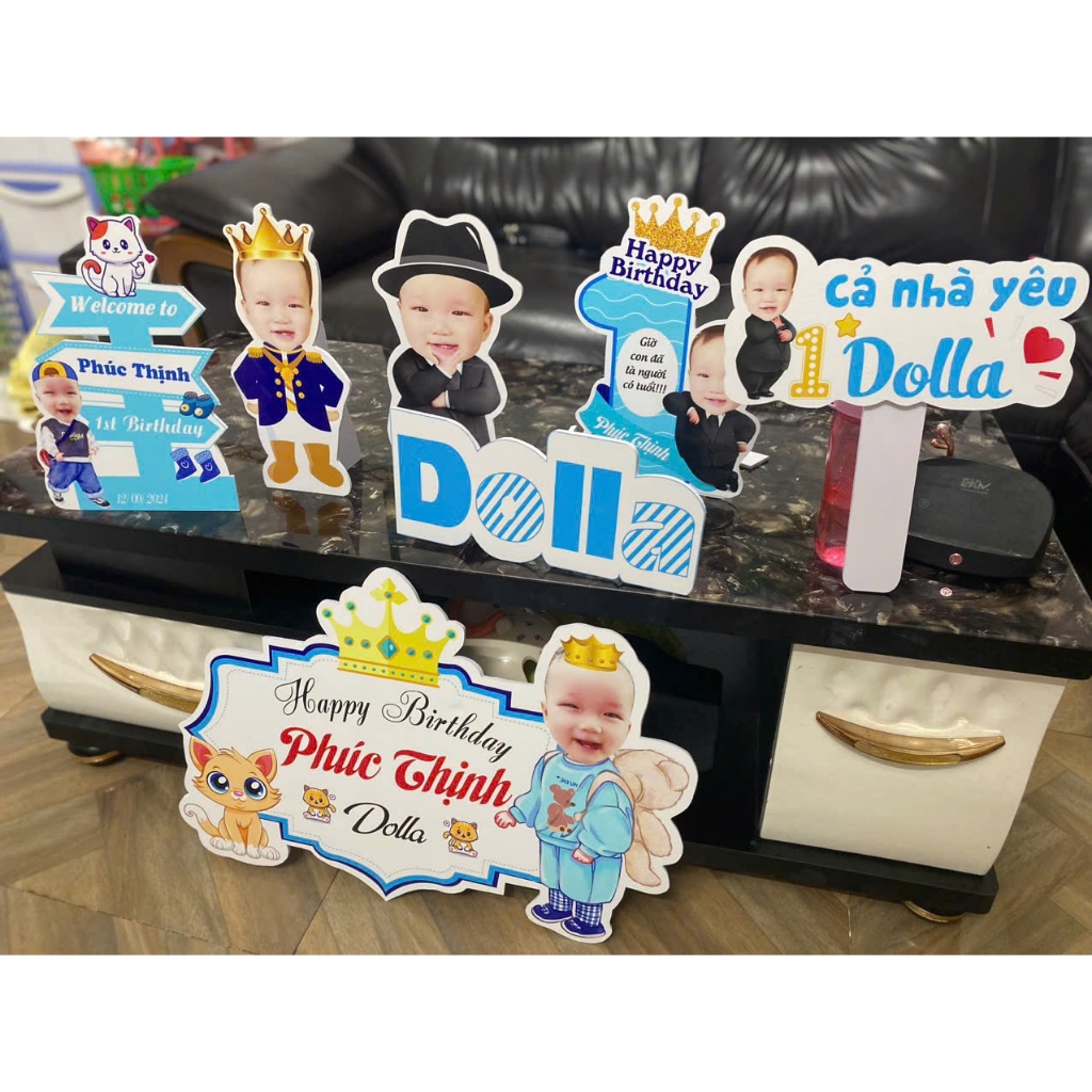 [CHIBI BÉ TRAI] Mẫu Chibi Bé Trai Cực Dễ Thương Cho Buổi Tiệc Sinh Nhật, đầy tháng, thôi nôi,..