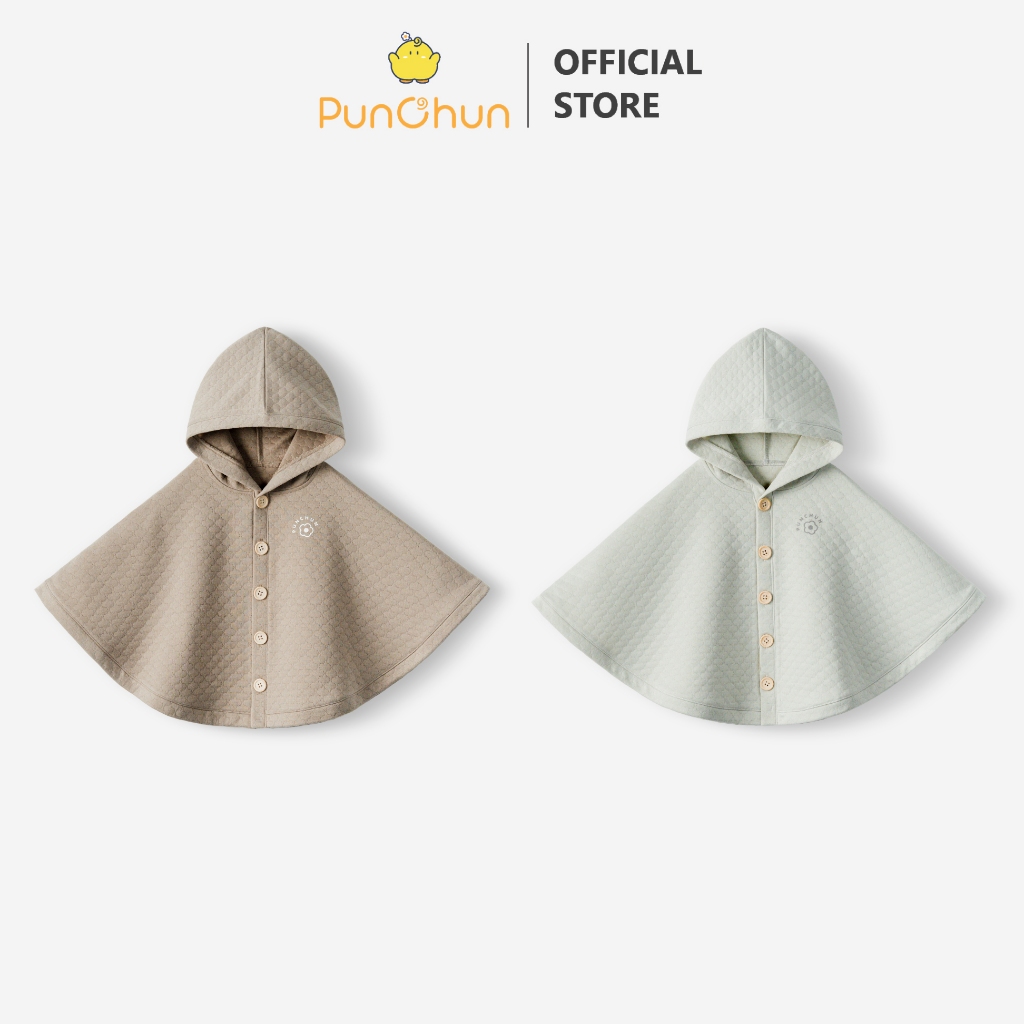 [PUNCHUN 9M-5Y] Áo cape chần bông cho bé trai Tea PunChun - AW24