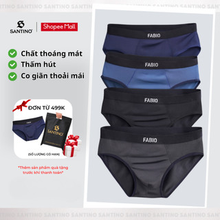 Quần Lót Tam Giác Nam Cạp Chun Cao Cấp Fabio, Thoáng Khí, Co Dãn 4 Chiều Thoải Mái - Thấm Hút Tốt