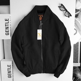 Áo khoác, áo khoác bomber nam chất vải da lộn dầy mịn form trẻ thời trang