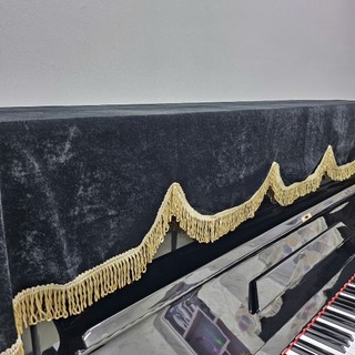 Khăn phủ đàn Piano cơ Nhung đen