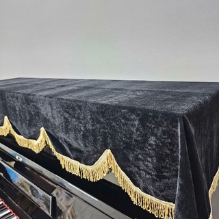 Khăn phủ đàn Piano cơ Nhung đen