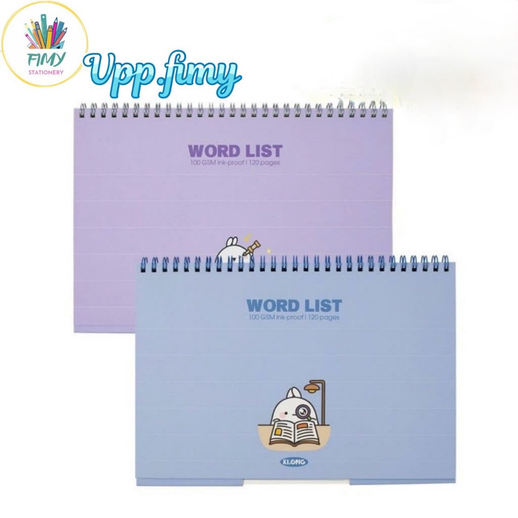 Sổ Word List học từ vựng FIMY/ Sổ Klong B5 120 trang 100/76_FM009