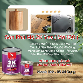 SƠN PHỦ MỜ 2K YES TÍM  Sơn Trên Nhựa, Gỗ, Inox,Kim Loại ( Dung Tích 1Kg )