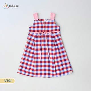 Váy Trẻ Em Cotton Xinh Houe Hai Dây Dáng Chữ A