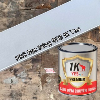 ( CHÍNH HÃNG, MÀU MỚI ) Sơn Nhũ Bạc Sáng Cao Cấp 1K Yes 