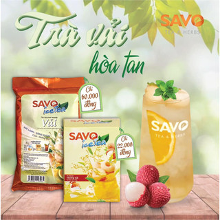Trà Vải Hòa Tan SAVO (túi lớn 800g)