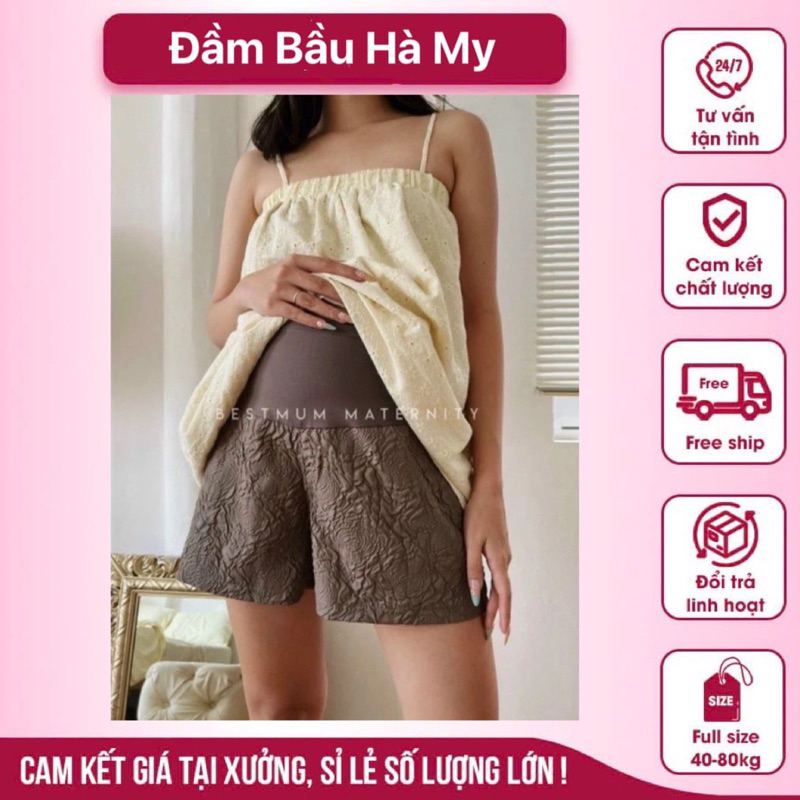 Quần bầu sooc chất liệu xốp