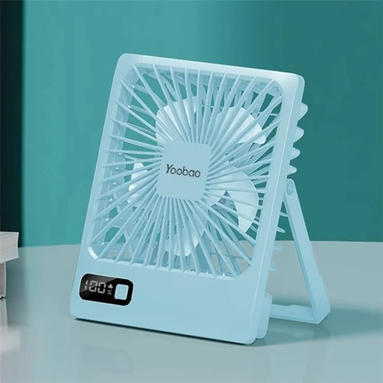Quạt tích điện để bàn YOOBAO Q3C 5000mAh cho bàn làm việc desktop có thể điều chỉnh cho học sinh/văn phòng