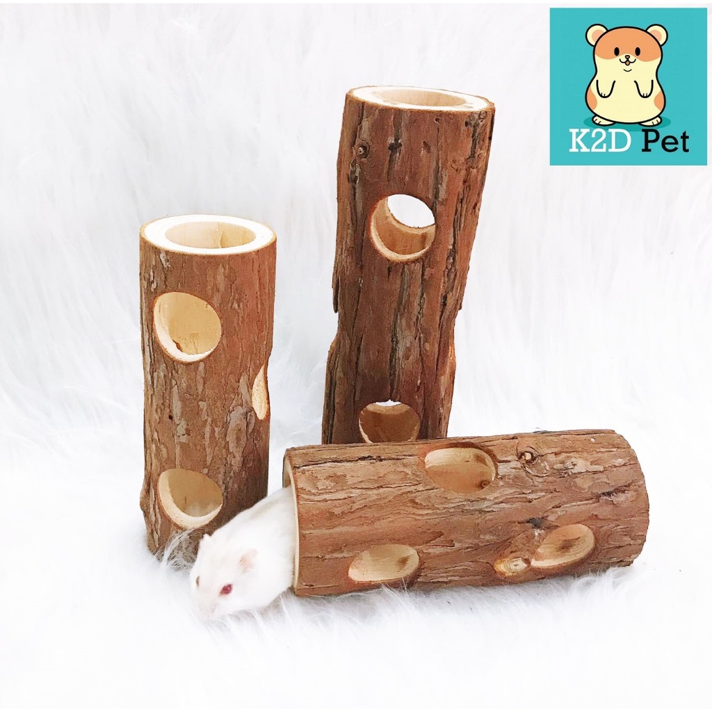 Ống chui cho Hamster bằng Gỗ Thông