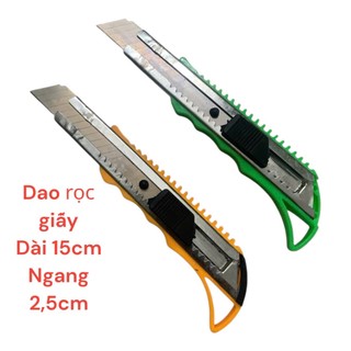  Dao rọc giấy lưỡi 18mm - Dụng cụ hỗ trợ trong văn phong cho việc cắt bìa dây điện bìa cứng. 