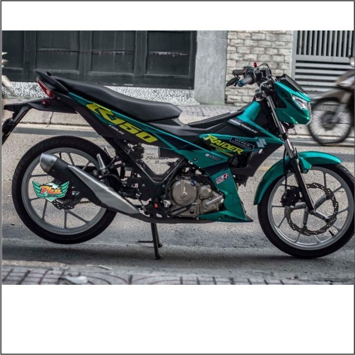 Tem Rời Raider Xanh Lục bảo đen (N)
