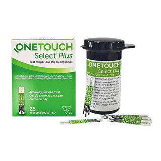 ✅ Que thử đường huyết OneTouch Select Plus (25 que)