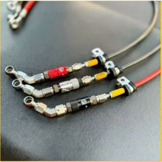 Dây Dầu Hel Full Inox 304 Kèm Đầu Ngắt Dầu Tự Động Staubli V2