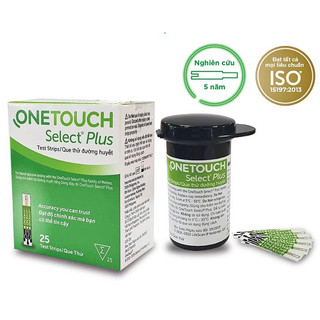 ✅ Que thử đường huyết OneTouch Select Plus (25 que)