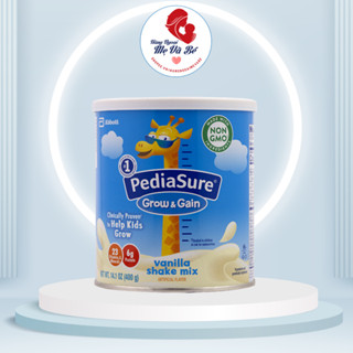 Sữa bột Pediasure Grow And Gain vị Vani 400Gr của Mỹ giúp bé tăng trưởng trí tuệ, chiều cao