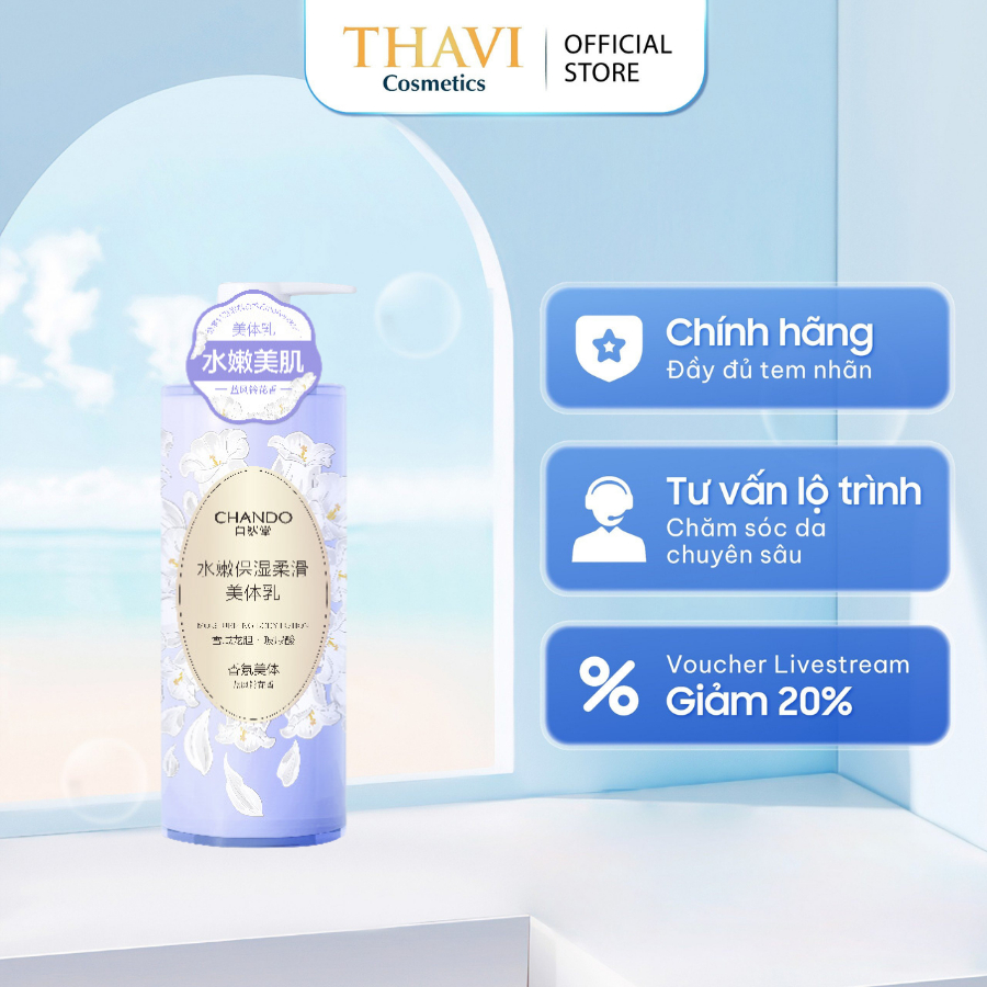 Sữa dưỡng thể Dưỡng ẩm thảo dược Himalaya CHANDO Himalaya Moisturizing Body Lotion 600mL