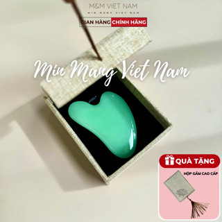 Đá Massage Mặt Guasha Nâng Cơ Mát Xa Chất Liệu Ngọc Thạch Anh Thiên Nhiên MỊN MÀNG VIỆT NAM