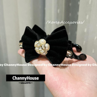   Chính hãng  Kẹp phồng tóc nhung Hàn Quốc đính charm hoa trai đủ 3 size cho mọi độ dày tóc KPK  ChannyHouse  
