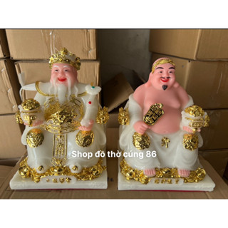 Cặp Thần Tài Thổ Địa Đá Cao Cấp Mệnh Kim