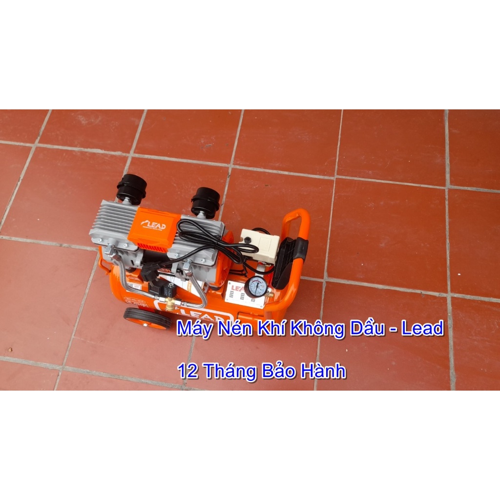 Máy nén khí không dầu Lead LE 30 2.5HP 30L, chạy êm