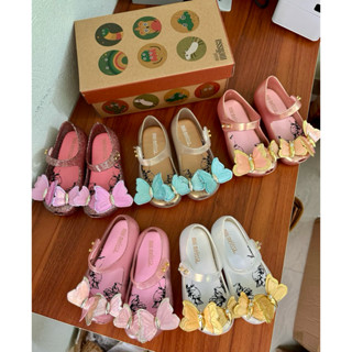 SẴN Giày bươm bướm nhựa thơm Melissa xuất dư cực xinh cho bé gái ( đổi size chọn hàng nguyên vẹn ko còn nhu cầu)