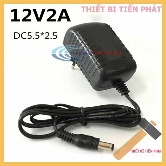 Nguồn Adapter 12V-2A BPM Có Đèn Báo Dùng Cho Camera, Đèn Led, Bơm... (Chính Hãng)