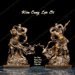 Cặp Hộ Pháp Kim Cang Lực Sĩ - Tượng Đồng Thờ Cúng 