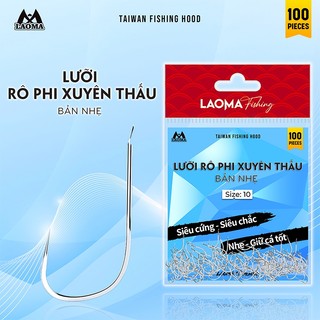  LƯỠI RÔ PHI XUYÊN THẤU BẢN NHẸ - GÓI 100 LƯỠI - CÂU ĐÀI 