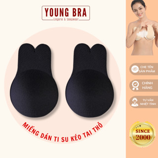 Miếng Dán Ngực Kéo Tai Thỏ Cao Cấp Young Bra - Sản Phẩm Dán Ti Hỗ Trợ Tạo Khe Chống Chảy Xệ Lớp Keo Bền Không Bị Tuột
