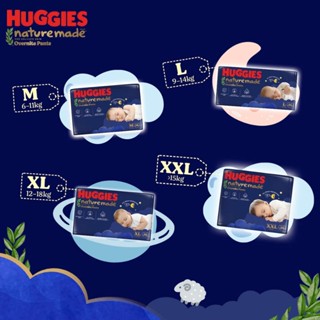 [ Hàng chính hãng date xa có HHĐ] Huggies Nature Made đêm M 58/ L44/ XL 38/ XXl26
