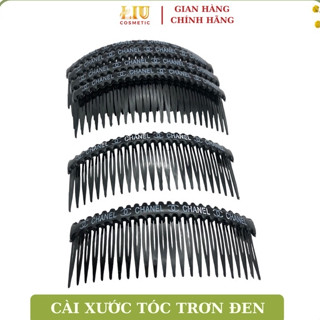 [RẺ VÔ ĐỊCH] CÀI XƯỚC TÓC NHỰA TRƠN MÀU ĐEN LOẠI 1 - KẸP TÓC CAO CẤP