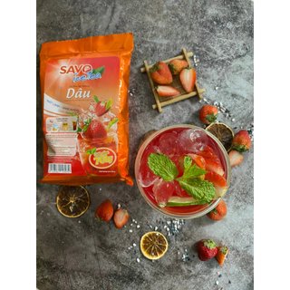 Trà Dâu Hòa Tan (Strawberry) SAVO túi 800g