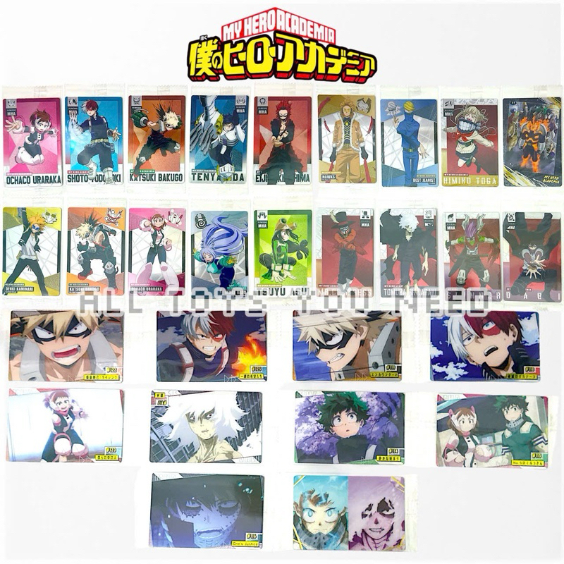 [OFF] Card wafer My Hero Academia - Card My Hero Academia - Thẻ nhân phẩm My Hero Academia - Card họ
