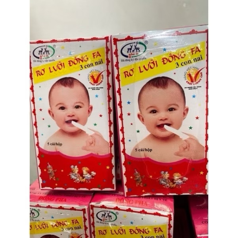 Gạc rơ lưỡi đông fa ( Lốc 10hộp/ 1hộp- 5cái )